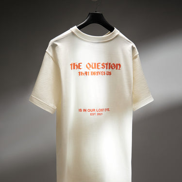 QUESTION ORANGE T-SHIRT